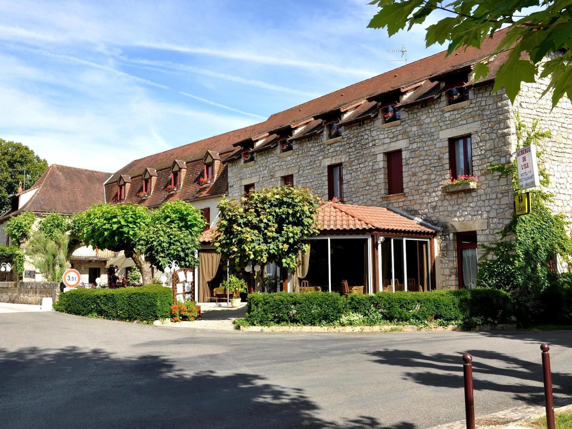 Logis Hotels - Auberge De L'Ile - Hotel 3 Etoiles Et Restaurant Creysse  Exteriér fotografie