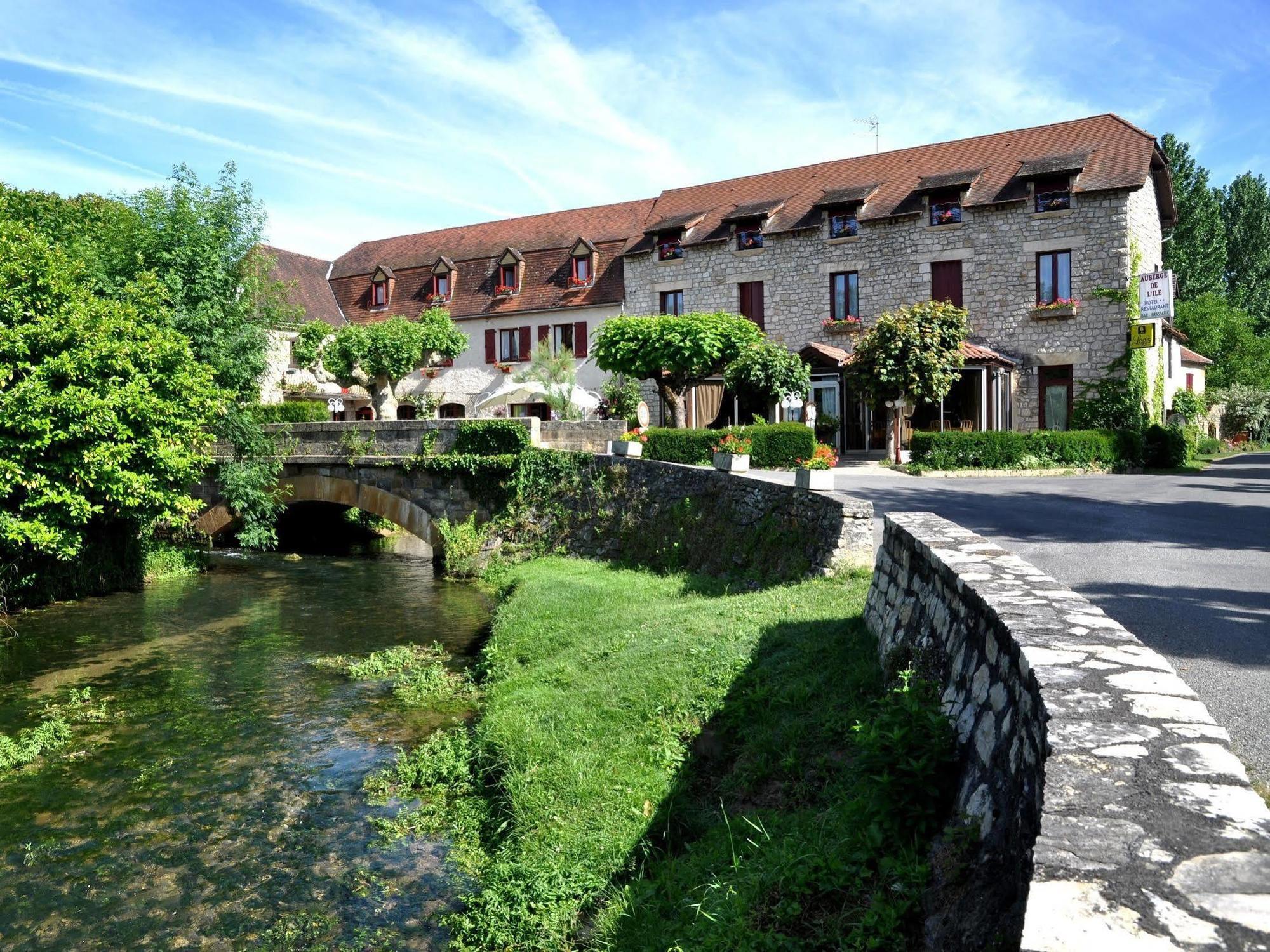 Logis Hotels - Auberge De L'Ile - Hotel 3 Etoiles Et Restaurant Creysse  Exteriér fotografie